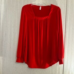 Elegant Red Women's Blouse